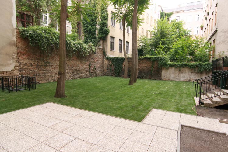 Garten Das Haus in der Margaretenstrasse 95