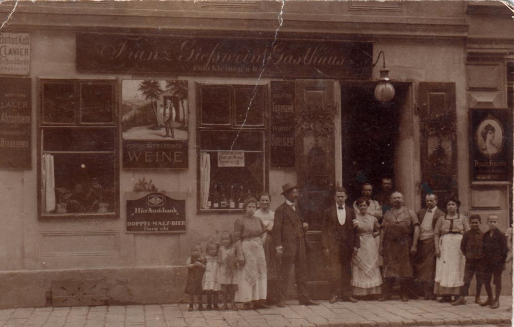 Gasthaus Franz Giesswein im Jahr 1920