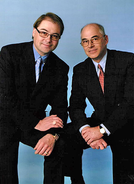 Werner Anton Prochazka mit seinem Vater Werner Walter Prochazka